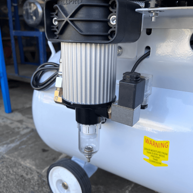 Compresor Libre de Aceite 2HP Dúplex 50L (Uso Clínico) vista 4