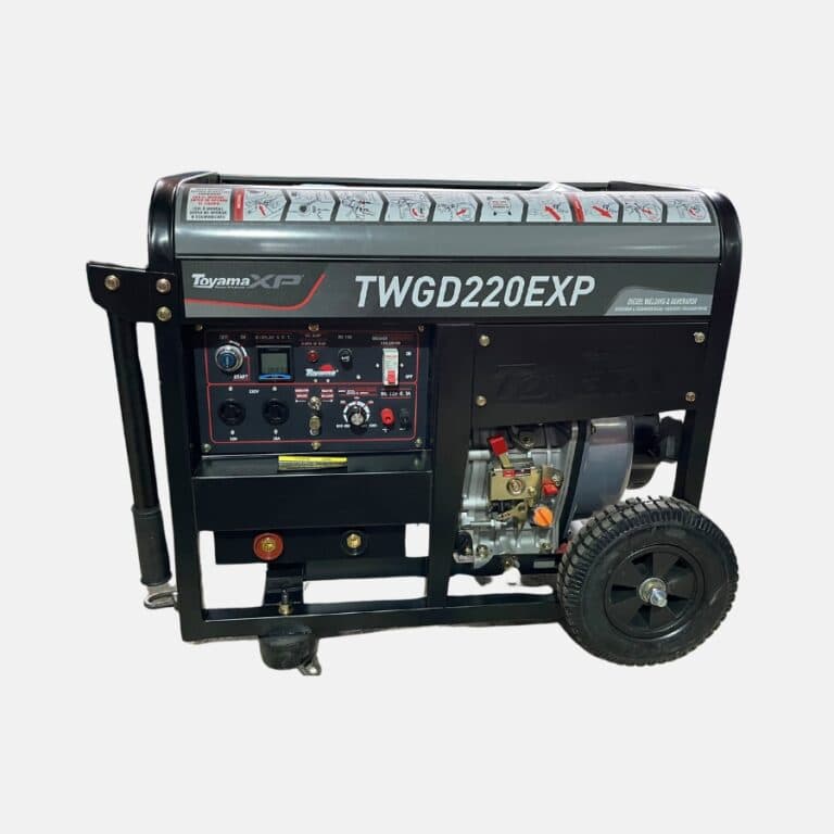 Motosoldador Diésel Toyama 3300W Monofásico TWGD220EXP - Vista alterna