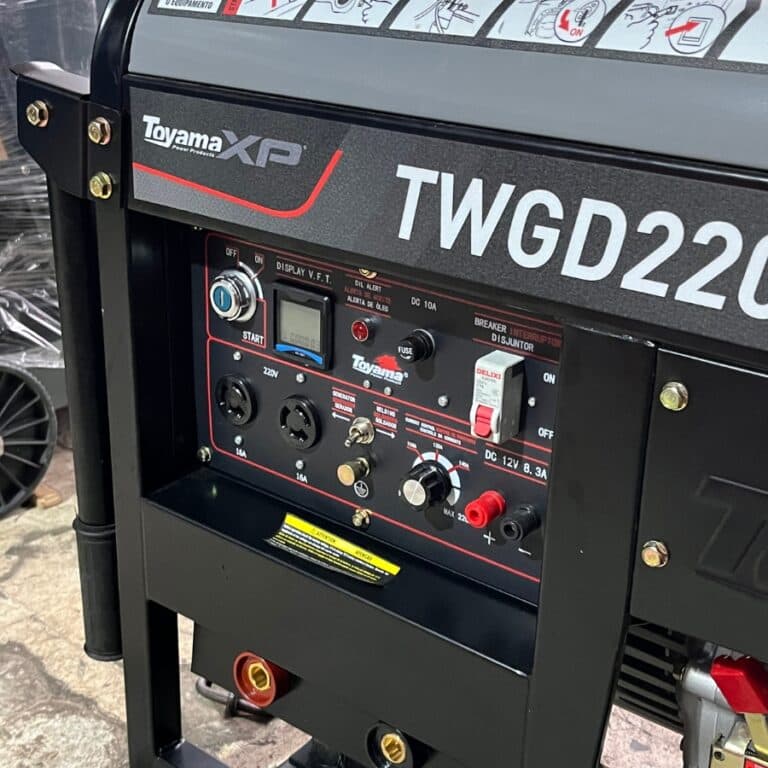 Motosoldador Diésel Toyama 3300W Monofásico Arranque Eléctrico TWGD220EXP vista 5