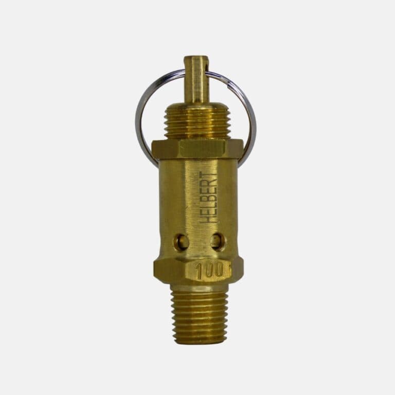 Válvula de seguridad 100 PSI de 1/4" (HELBERT)