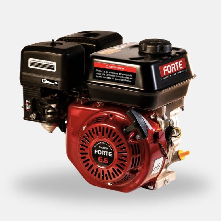 Motor a Gasolina Forte GM200FD 6.5 HP 3600 RPM Eje Cuña